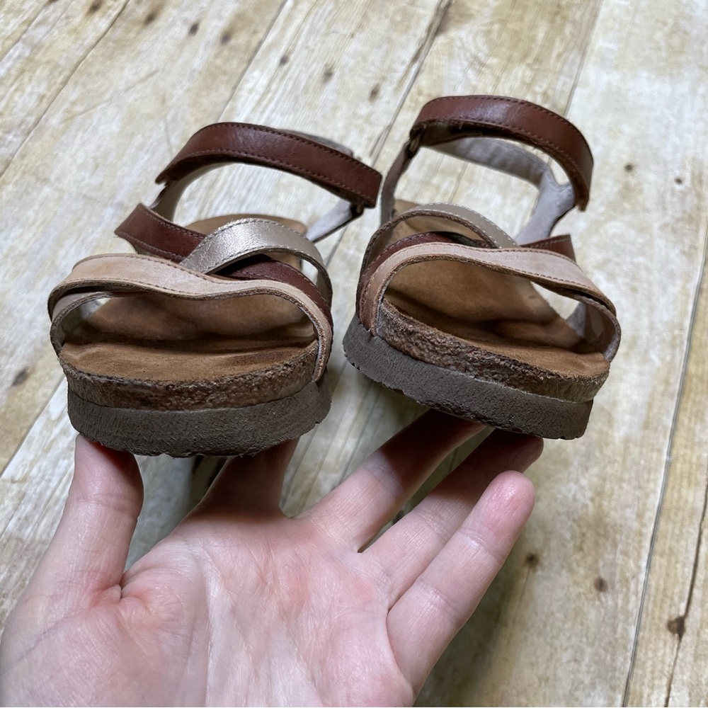 Noat Sophia Leather Strappy Wedge Sandal - Picture 6 of 10